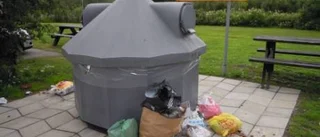 Sopig rastplats irriterar boende i området