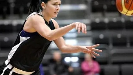 Debut i kväll. Dajana Butulija gör sin första match med Northland Basket hemma mot Eskilstuna i kväll.