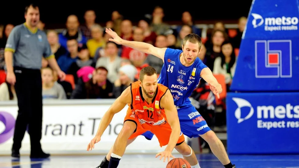 Blockerade. BC-kaptenen Tim Kearney låg bakom vändningen mot Borås.