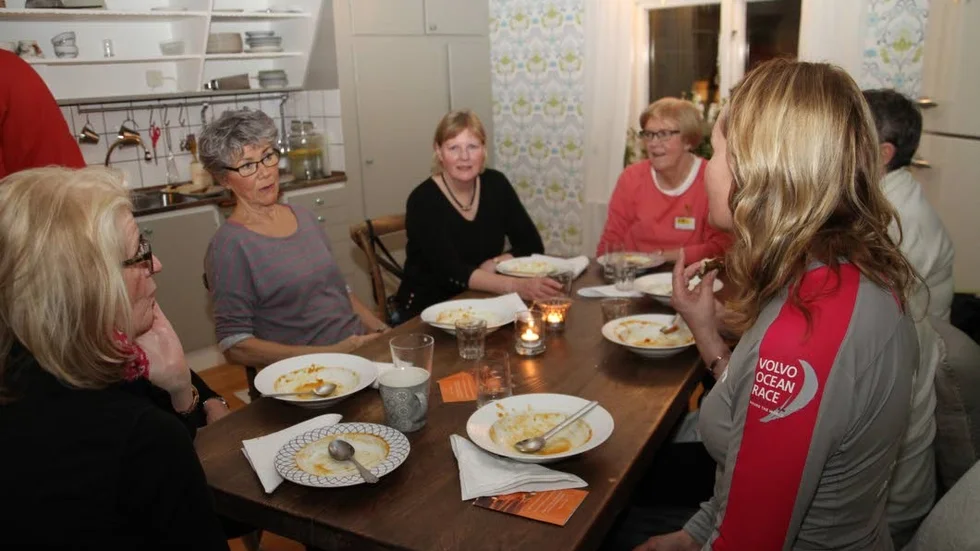 Medlemmarna bjöds på god soppa,