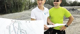 Nya skidstadion börjar ta form