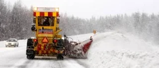 Blötsnön ställde till problem