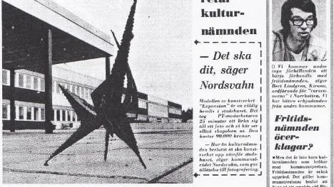 När konstverket Expansion skulle anskaffas blev det en liten politisk storm i Piteå. Kulturnämnden, som hade hand om konstinköpen, kände sig överkörda av tjänstemän och kommunstyrelsens arbetsutskott. Till slut redde frågan upp sig och som framförallt gällde finansieringen av verket.