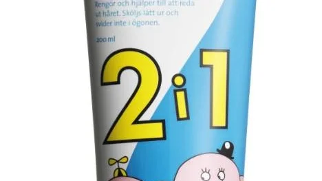 Schampo och balsam i en och samma tub.