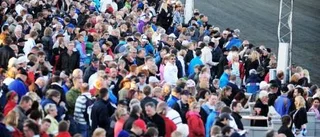 Publikrekord när hästarna travade