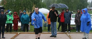 Lyckad invigning av boulebana