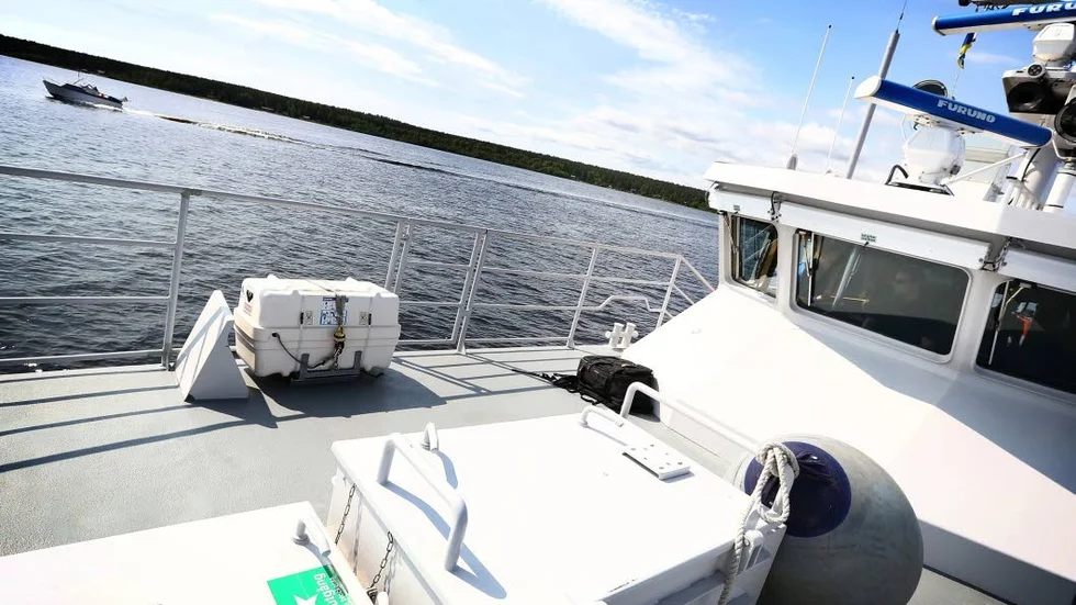 Ett extra öga. Förutom nykterhetskontroller genomförs också fartkontroller.