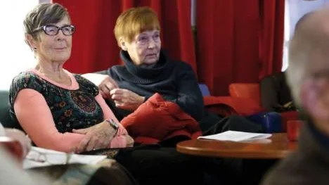 Krokodil var fullsatt när journalisten Po Tidholm pratade om Norrland.