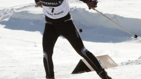 Emma Westerlund, Piteå Skidskytte, svarade för en klart godkänd SM-debut och kom på en sjätteplats i D14.