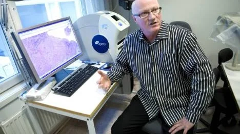 Med det nya systemet kan diagnoser ställas på ett enklare sätt, menar Stefan Cajander, utvecklingschef vid division diagnostik och överläkare på patologi och cykologiavdelningen på Sunderby sjukhus.