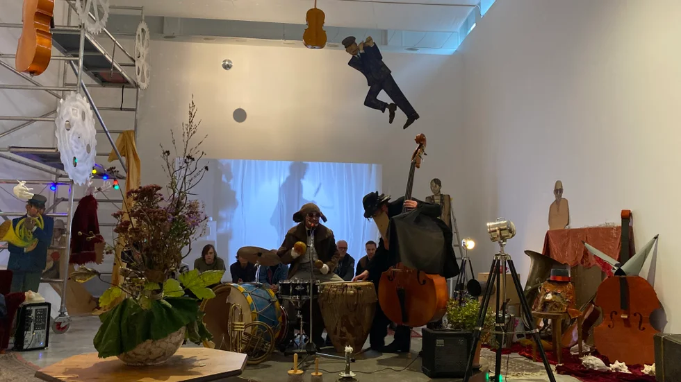 Musik av Ugglan på Konstmuseet i Norrköping.