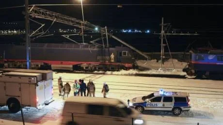 STOPP I TRAFIKEN. 14 malmtåg ställs in på julaftonen efter tågkrocken i Kiruna.