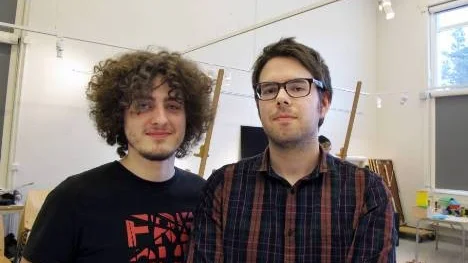 Carl Johansson och Petter Häggkvist ligger bakom projektet "We love art".