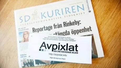 MÅNGA EX. Många norrbottningar har i veckan fått denna sverigedemokratiska tidning i brevlådan. Den har delats ut av partiets medlemmar och alltså inte av den vanliga tidningstjänsten.