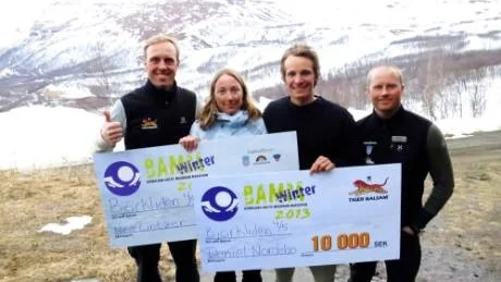 starkast. Nina Lintzen och Daniel Nordebo vann det tuffa BAMM-loppet. Foto: Bamm