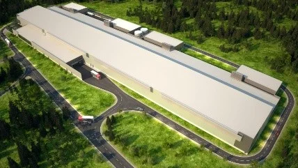 STOR HALL. Facebooks serverhall är 300 meter lång, 100 meter bred och sju meter hög.