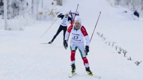 Mikael Norberg från Piteå Elit SK åkte fort, men inte tillräckligt snabbt för att klå Rikard Andréasson, Laisvalls SK. 30 sekunder efter vinnaren gled piteåkaren i mål.