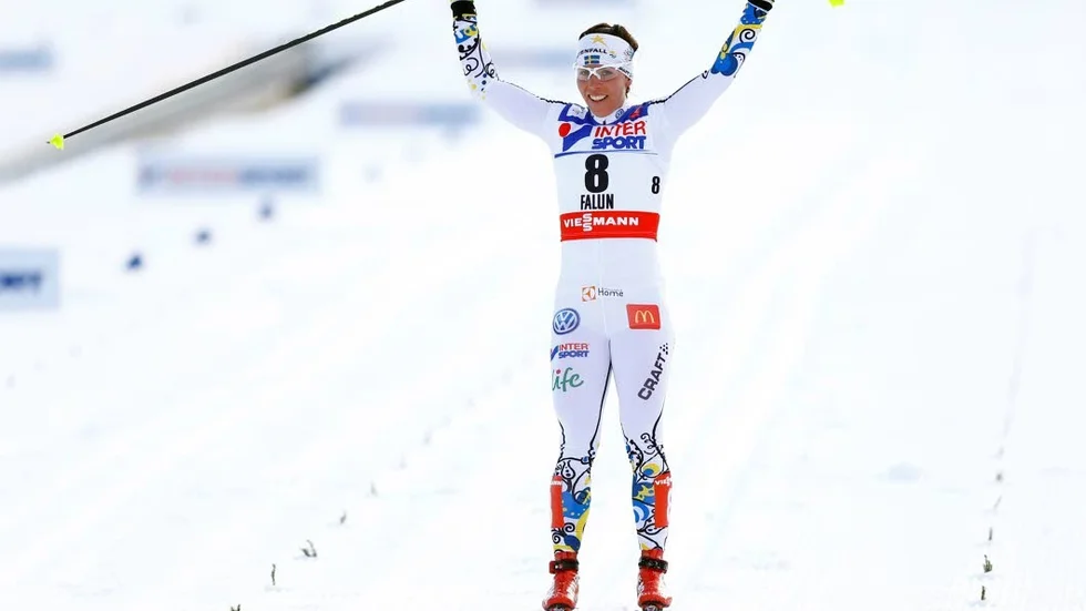 Mästare. Charlotte Kallas VM i Falun blev en succé, men nu siktar 27-åringen vidare.