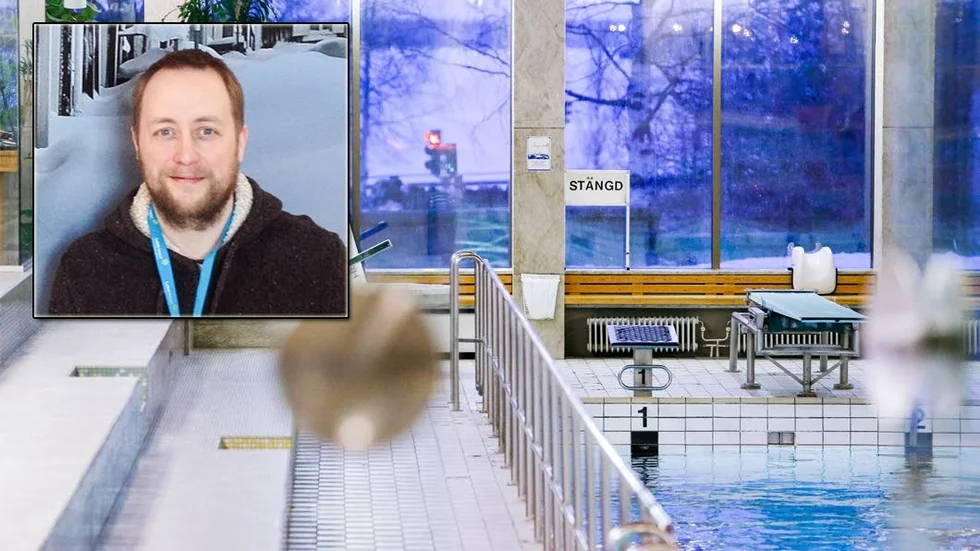 Jonas Johansson lyckades få upp pojken ur vattnet.