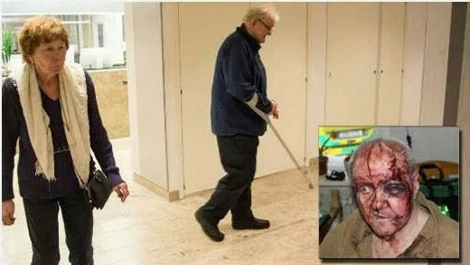 Lars Söderlund slogs sönder och samman men när rättegången hölls i tingsrätten var han och sambon Lillemor Carlsson på plats.