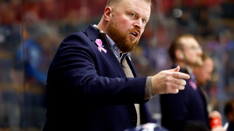 Klas Östman under senaste matchen, där LHC förlorade mot Växjö på straffar.
