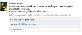 "En politisk fråga"