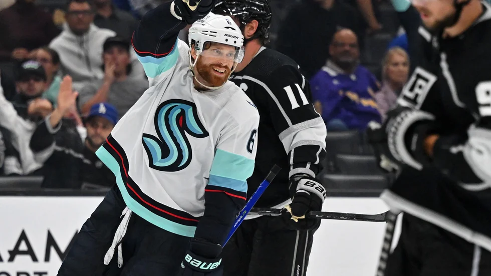 Adam Larsson var en av Seattles matchvinnare. 