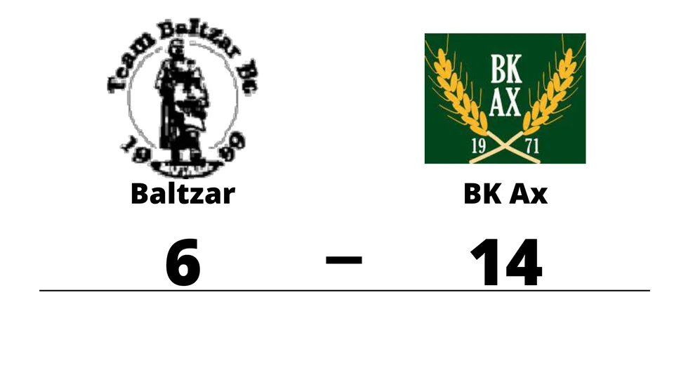 Team Baltzar BC förlorade mot BK Ax