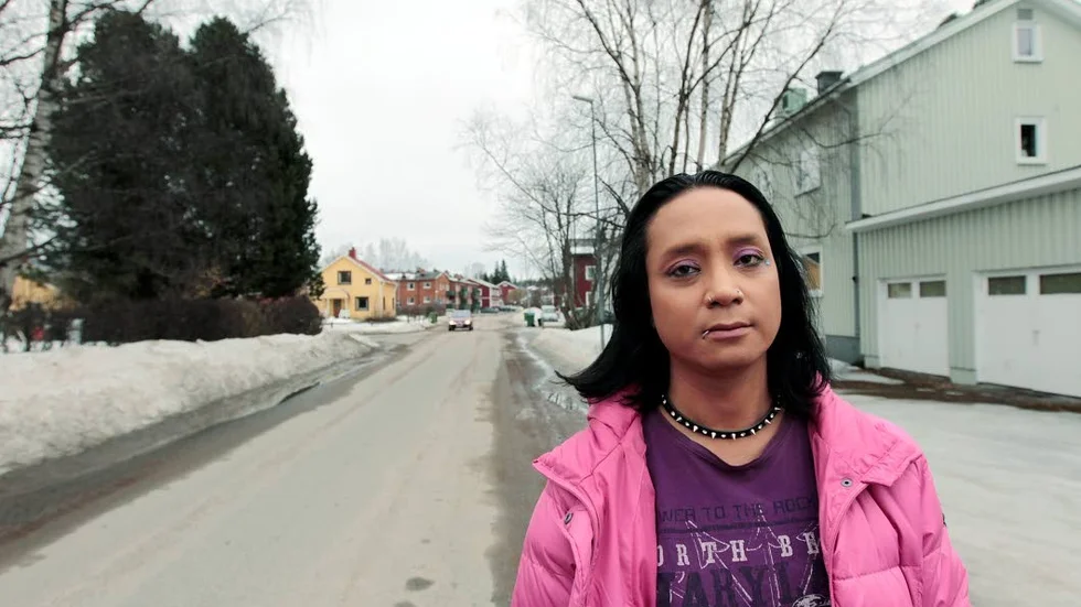 Pushande. Amanda bor i Älvsbyn tillsammans med sin sambo Elin som varit ett gigantiskt stöd för henne att komma ut som transsexuell.
