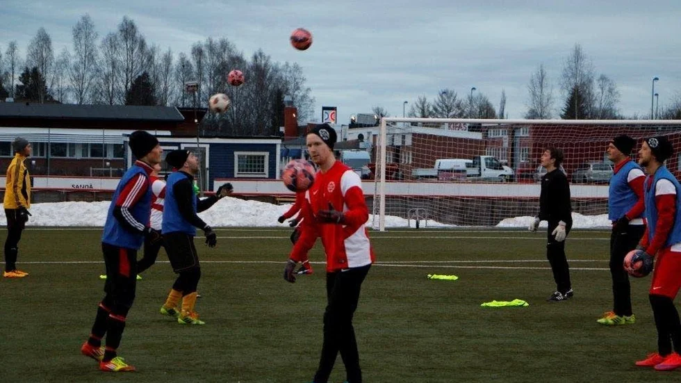 TRÄNING. Alterdalen är taggade på fotbollssäongen.