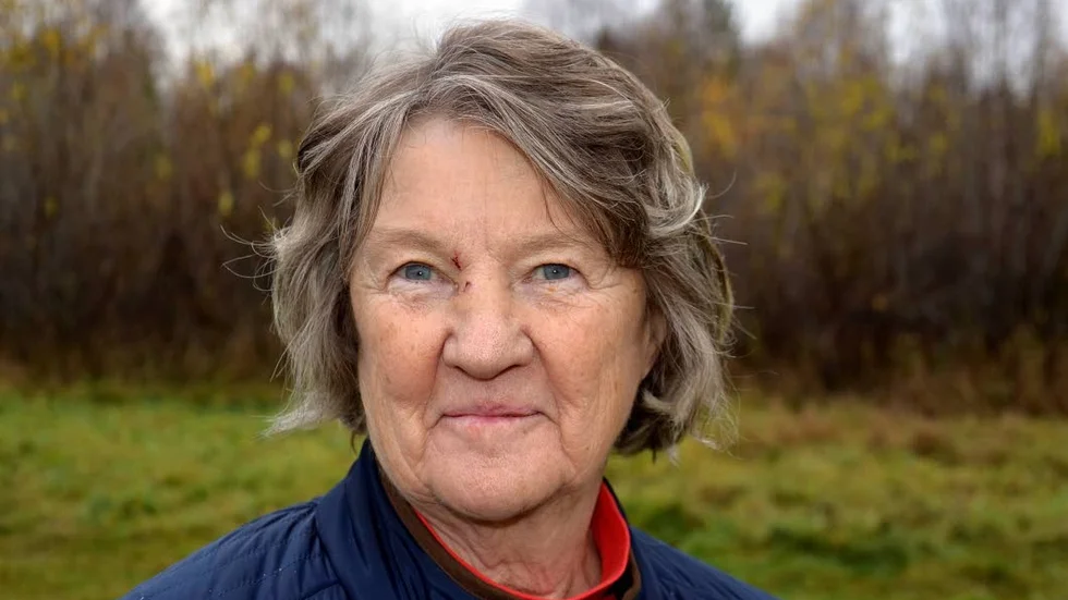 Nöjd. Det är Eva-Britt Larsson att stödet från Jordbruksverket hjälpt Lakaträsk få lite nya grejer.