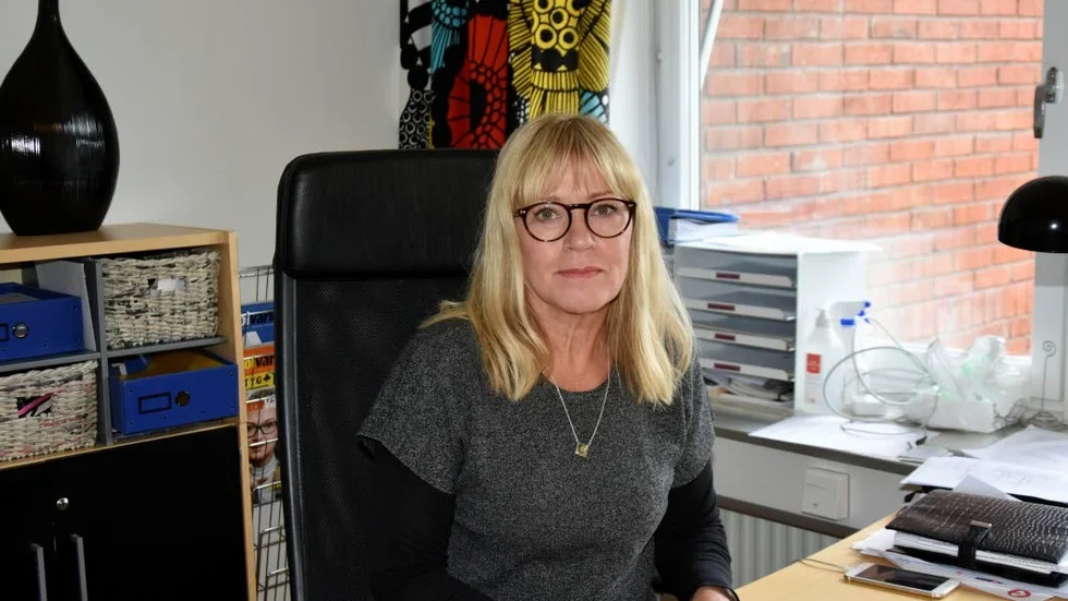 Rektor. Carina Henriksson, rektor på Nya Läroverket.