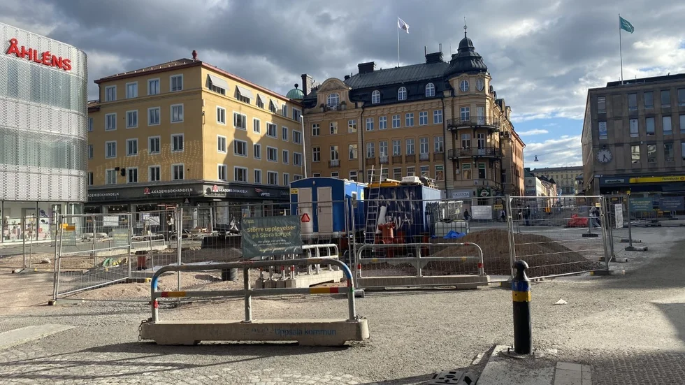 Stora torget byggs om och kommer bland annat ge mer utrymme för uteserveringar.