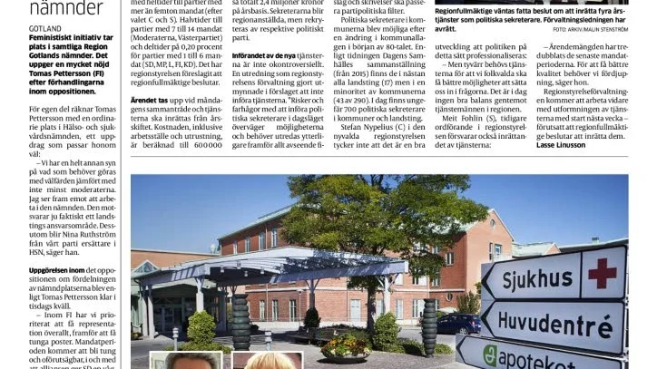 Rekryteringen av politiska sekreterare är i gång.