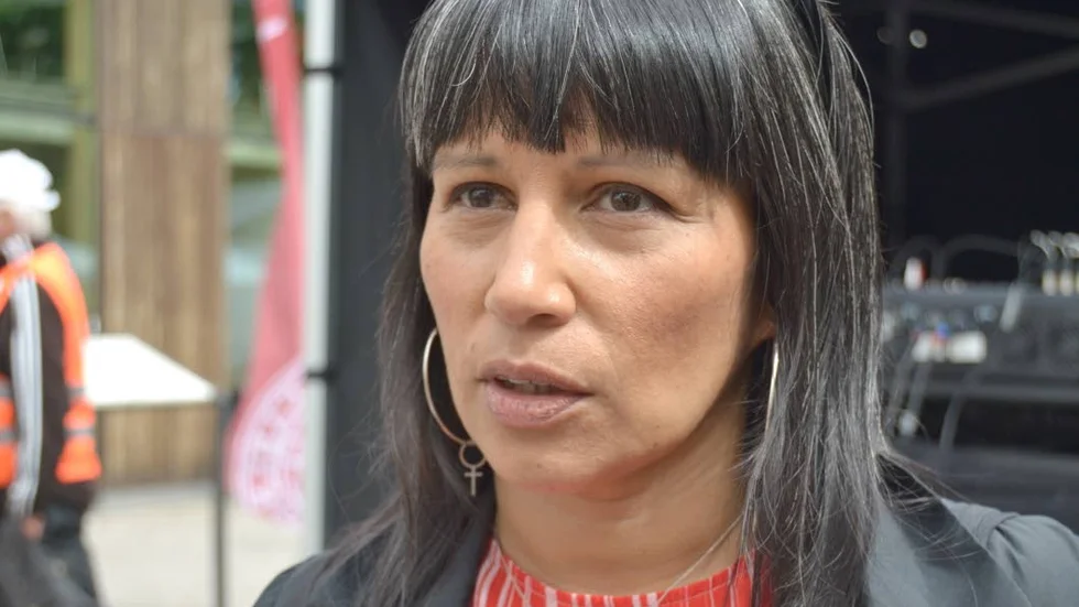 Rossana Dinamarca (V), riksdagsledamot.