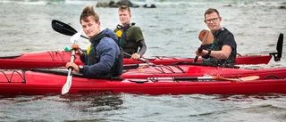UTMANINGEN: De paddlar runt hela Gotland