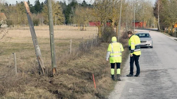 Här inträffade dödsolyckan under lördagskvällen.