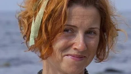 Maria Modig. Öns nya kultur- och fritidschef besökte Gotland under medeltidsveckan 2010, i dåtida utstyrsel. Foto: Mats Falck