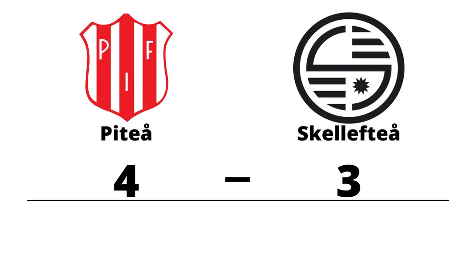 Piteå IF FF vann mot Skellefteå FF