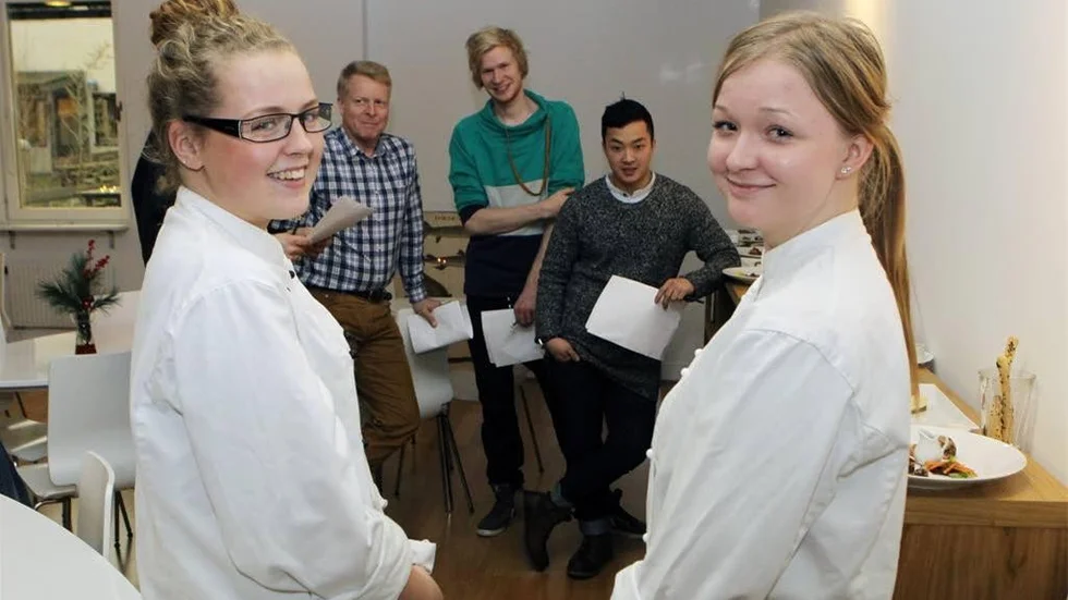 Nöjda. Amanda Klingvall och Jehnny Gardelin var relativt nöjda med vad de presterat i köket.