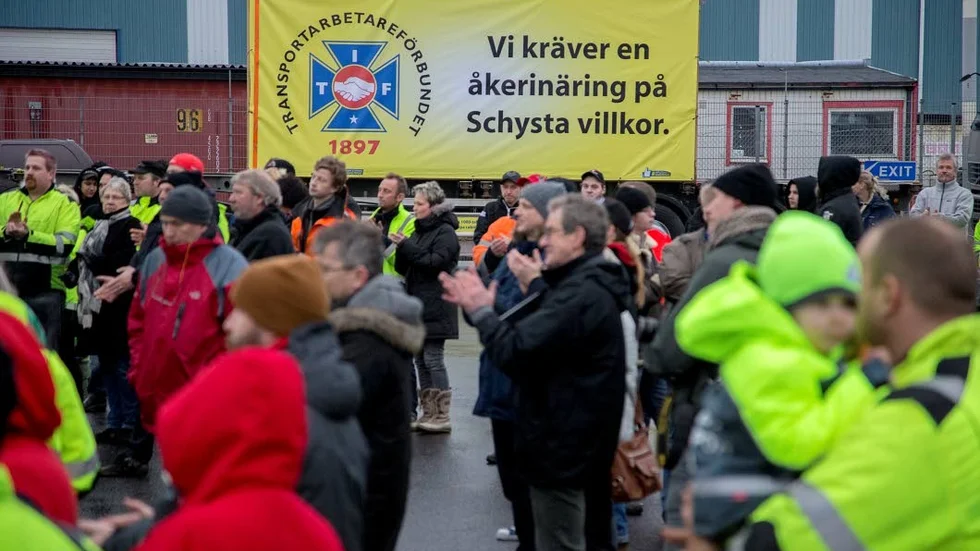 Demonstration i Göteborg.