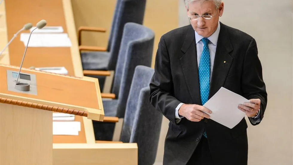 Utrikespolitisk debatt i riksdagen. Med Carl Bildt.