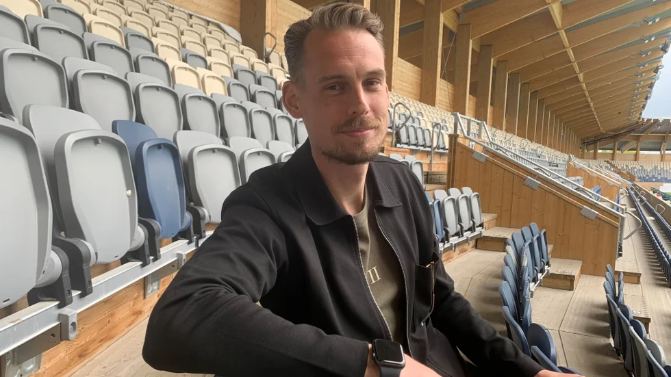Daniel Bäckström på Studenternas. 