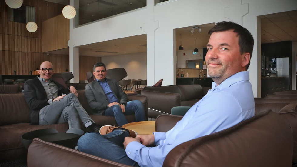 Bröderna David, Jonas, och Andreas Wiklund, alla delägare i Wibax group, tycker att det är hedrande att ha blivit nominerade till Årets företagare.
