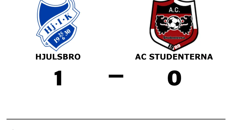 Hjulsbro IK vann mot AC Studenterna