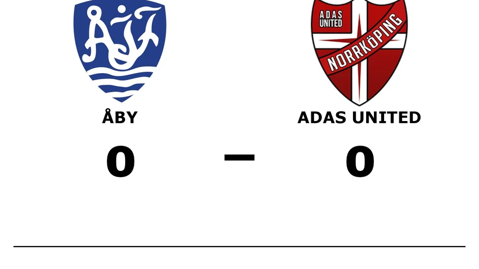 Åby IF spelade lika mot Adas United IF