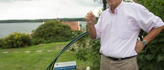 Nyasfalterade vägen sönderkörd