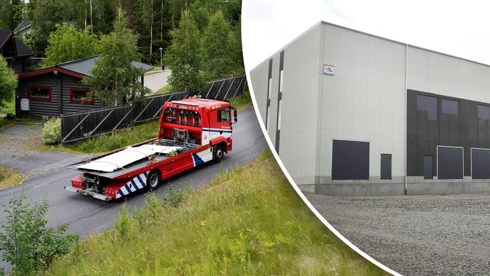 I måndags började vrakdelar köras från olycksplatsen. De samlades ihop på Umeå flygplats och anlände under torsdagen till Strängnäs.