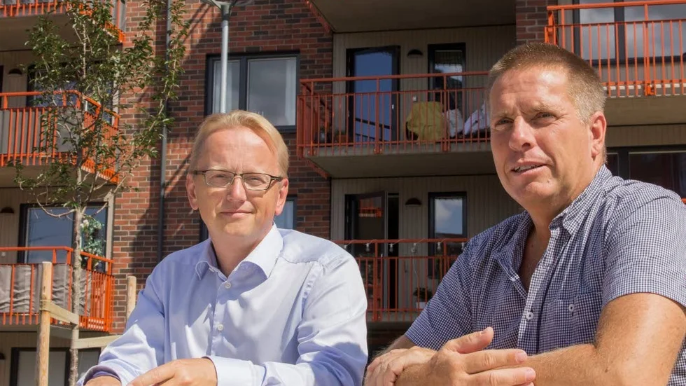 Fredrik Olovsson och Ingemar Eriksson är nöjda med den nya rutinen för ökad trygget.