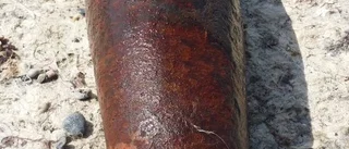Gammal ammunition hittas vid Tofta Skjutfält